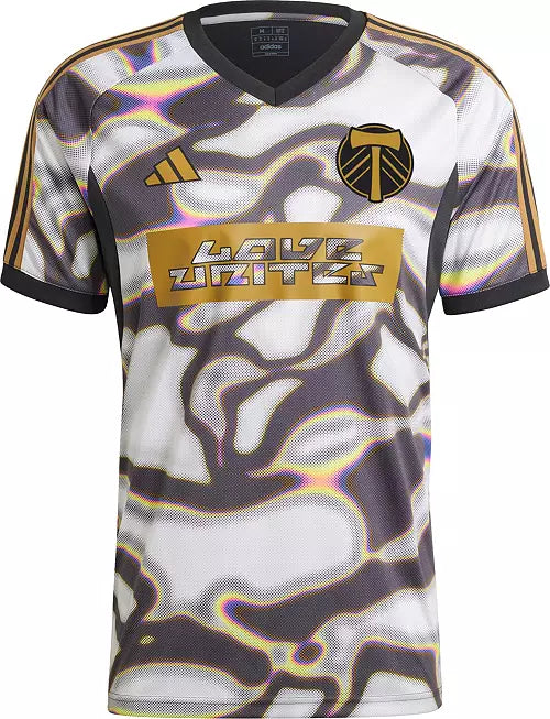 PORTLAND TIMBERS FC YOUTH 2024 PRIDE TRAINING JERSEY PTFC Authentics