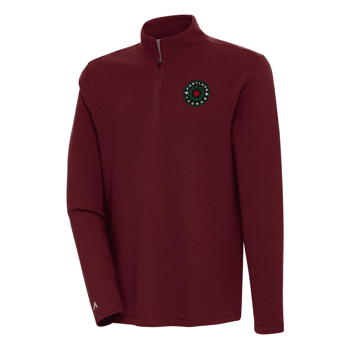 PORTLAND THORNS FC MEN S LONG SLEEVE SHORE BUNKER 1 4 ZIP PULLOVER portland-thorns-fc-men-s-long-sleeve-shore-bunker-1-4-zip-pullover