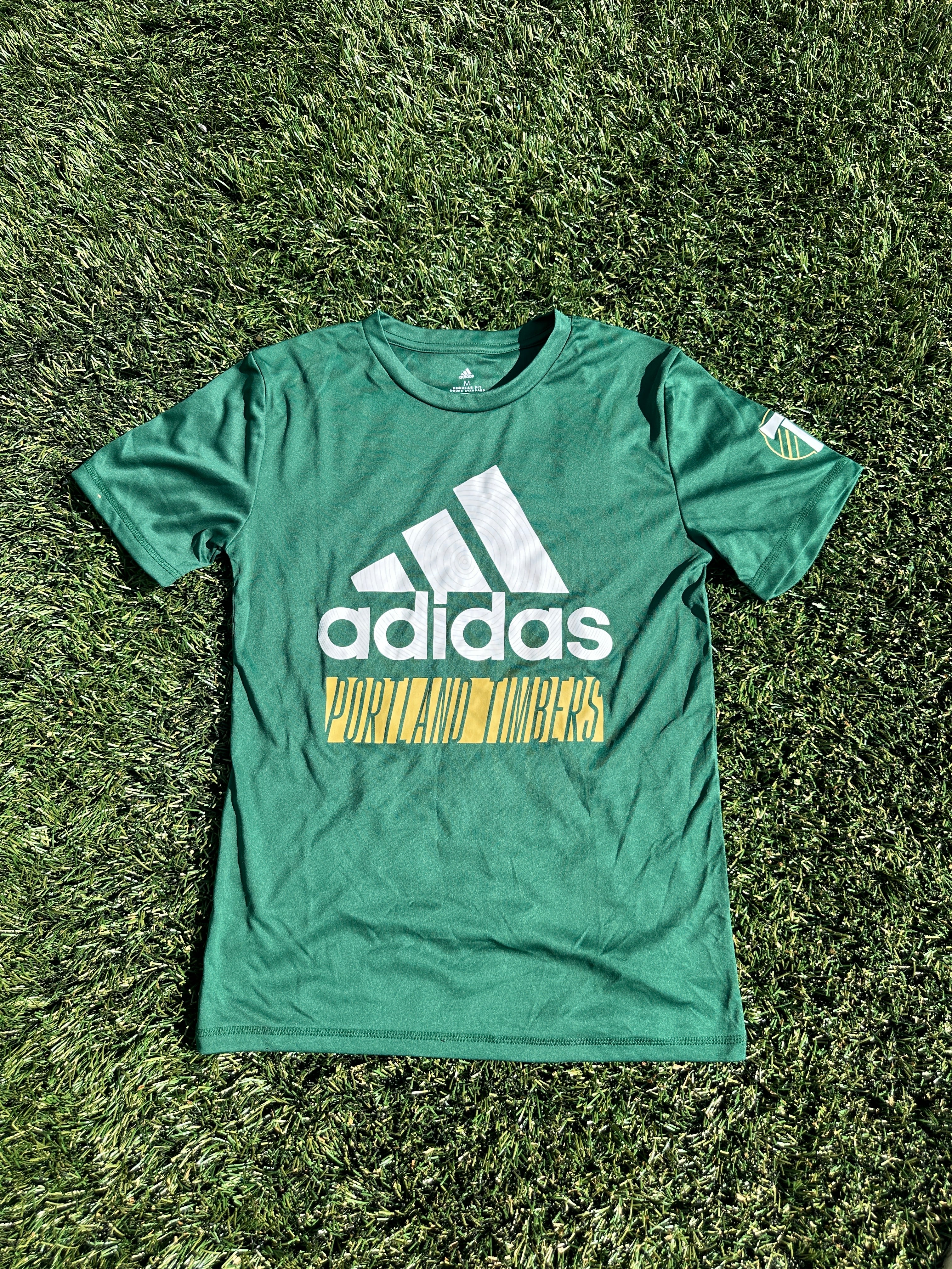 希少  PORTLAND TIMBERS 13-14  PORTLAND TIMBERS FC YOUTH VINTAGE SHORT SLEEVE TEE – PTFC Authentics