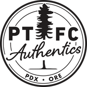 PTFC Authentics: The Official Store of the Portland Timbers & Thorns logo