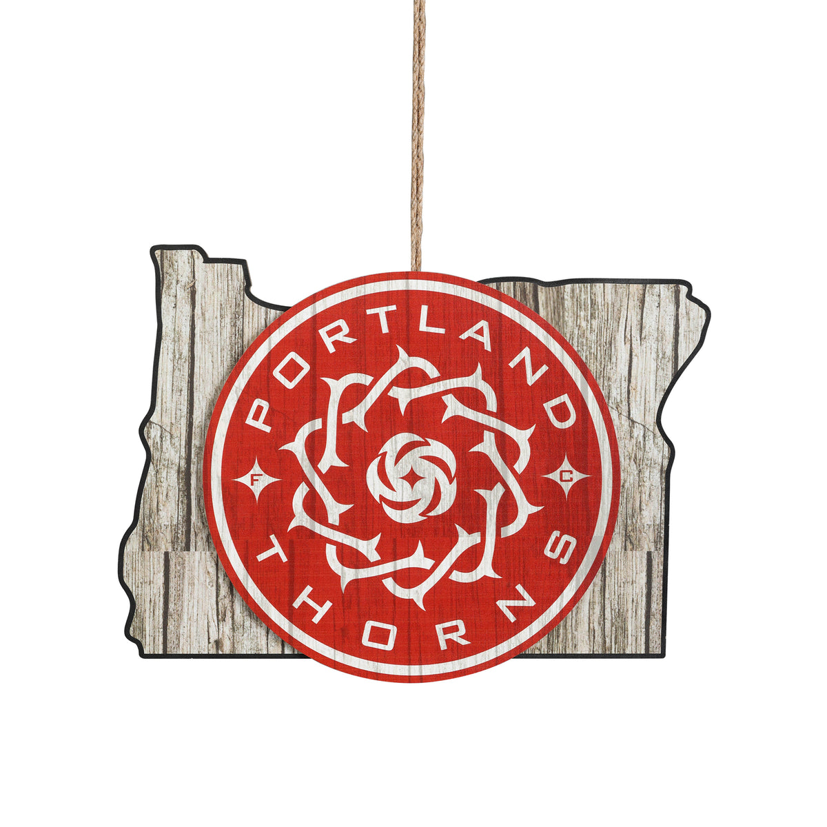 PORTLAND THORNS FC WOOD STATE SIGN PTFC Authentics portland-thorns-fc-wood-state-sign-ptfc-authentics