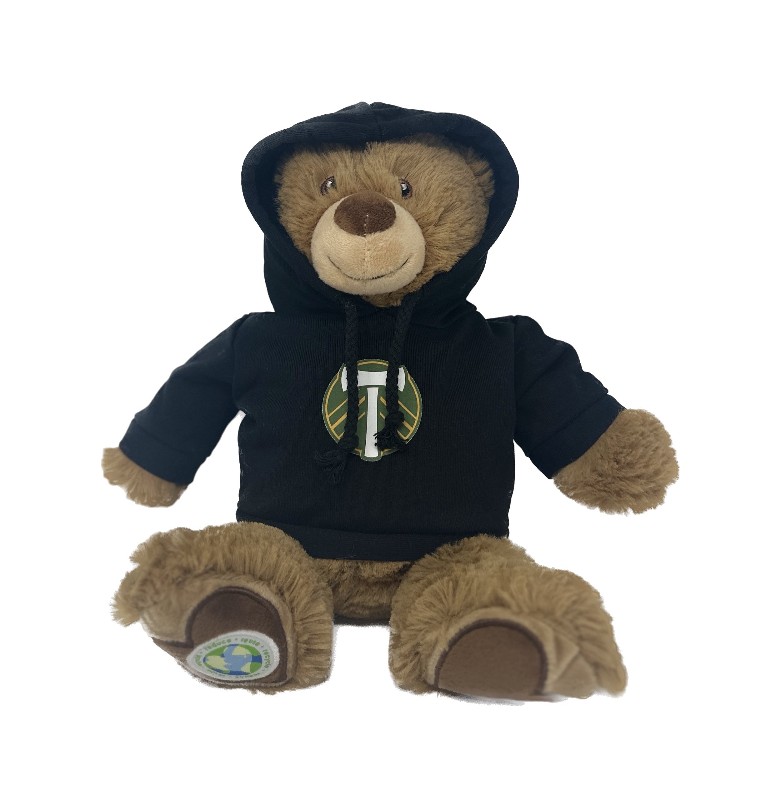 PORTLAND TIMBERS FC BLACK HOODIE RECYCLE BEAR - ETHEL – PTFC
