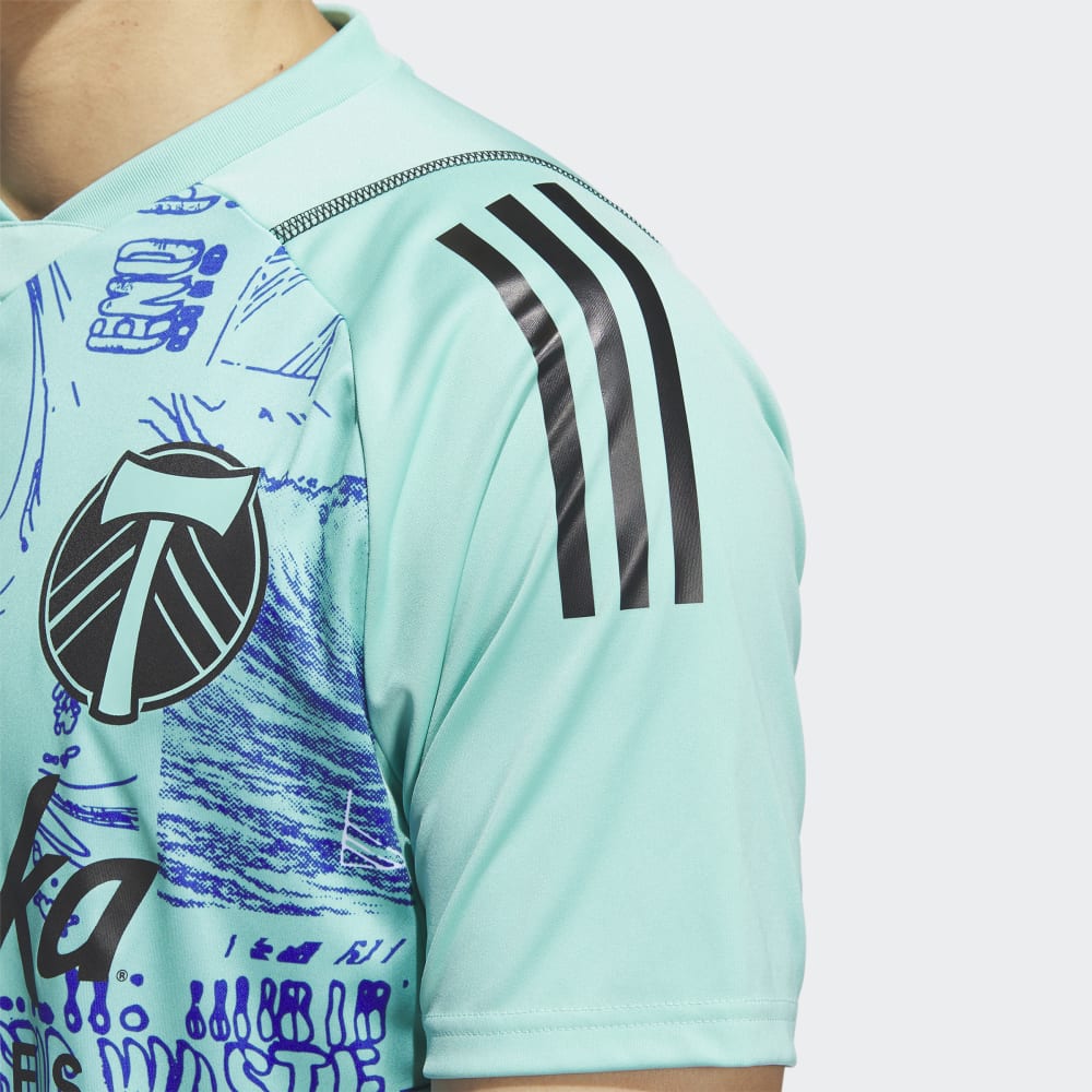 Portland Timbers 2023 One Planet Jersey by adidas