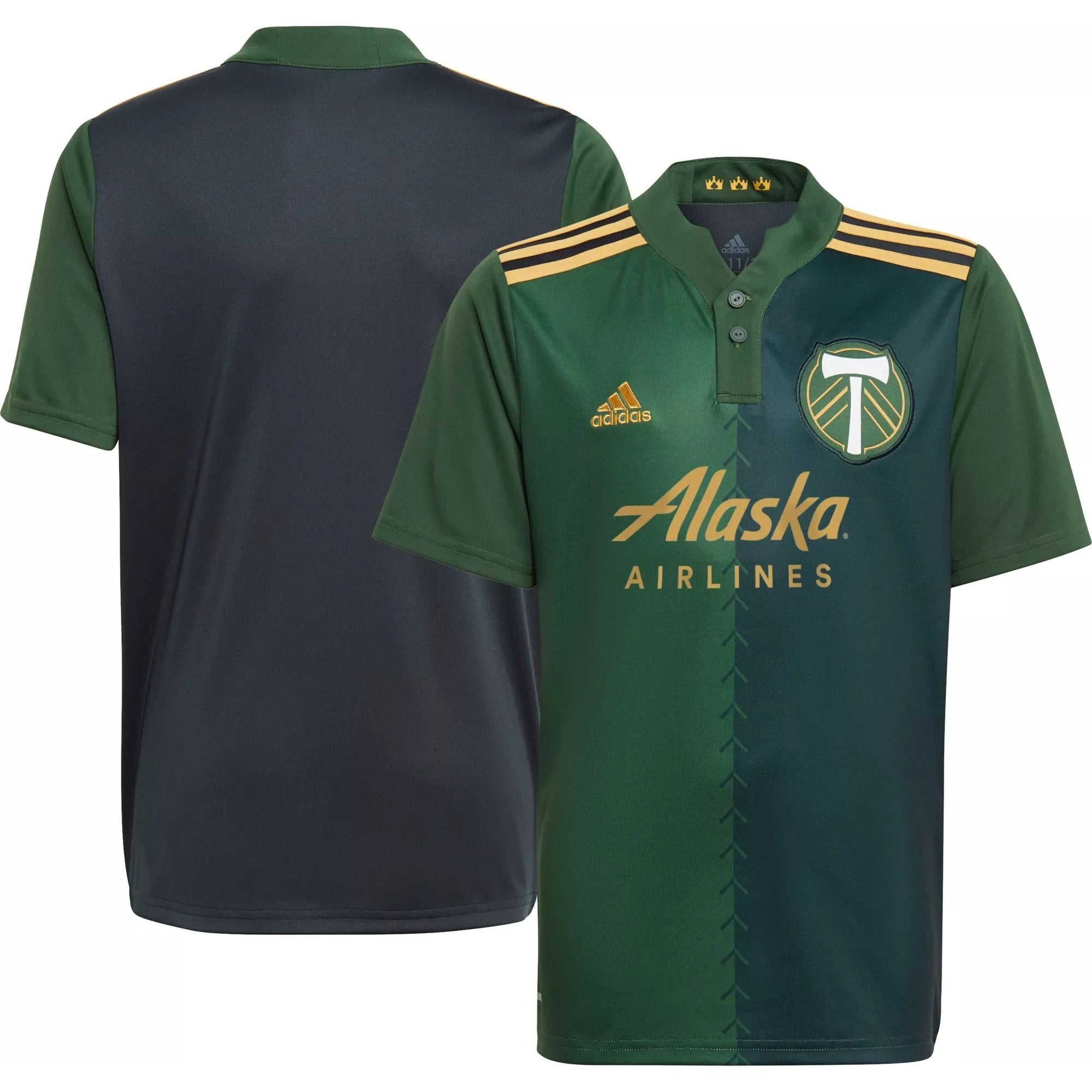 Outerstuff Portland Timbers FC 2021-22 Kids Primary Jersey Sz4 (S)