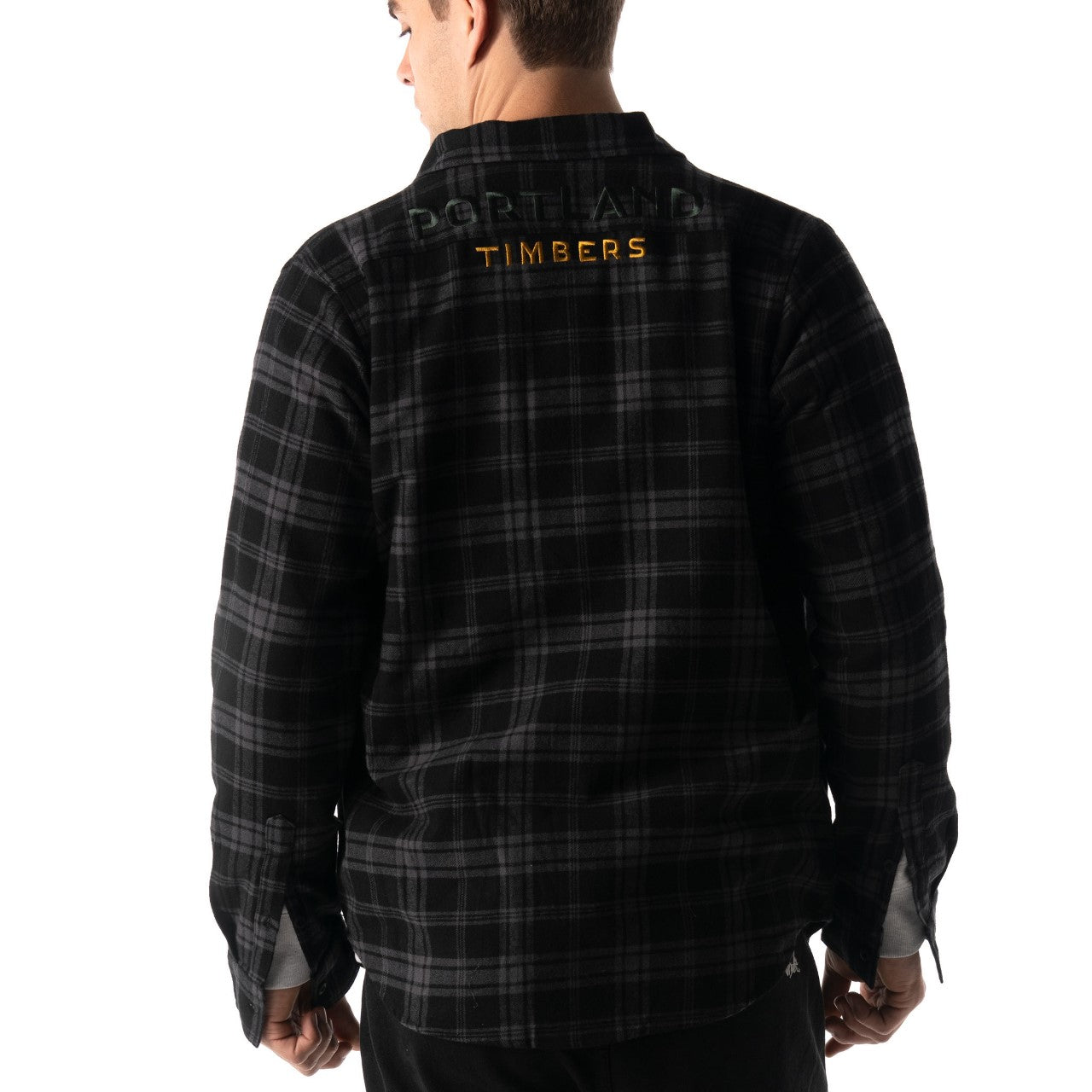 PORTLAND TIMBERS FC MEN'S LONG SLEEVE BLACK FLANNEL – PTFC Authentics