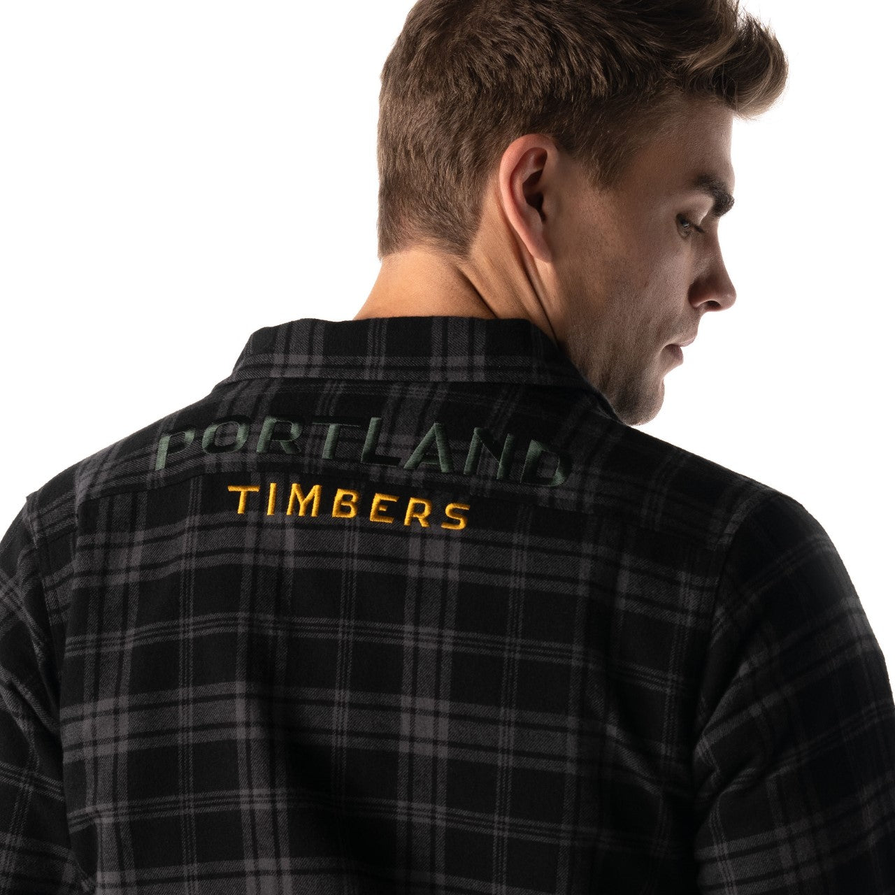 PORTLAND TIMBERS FC MEN'S LONG SLEEVE BLACK FLANNEL – PTFC Authentics
